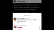 Renee Paquette's comment on Kayla Braxton's Instagram post